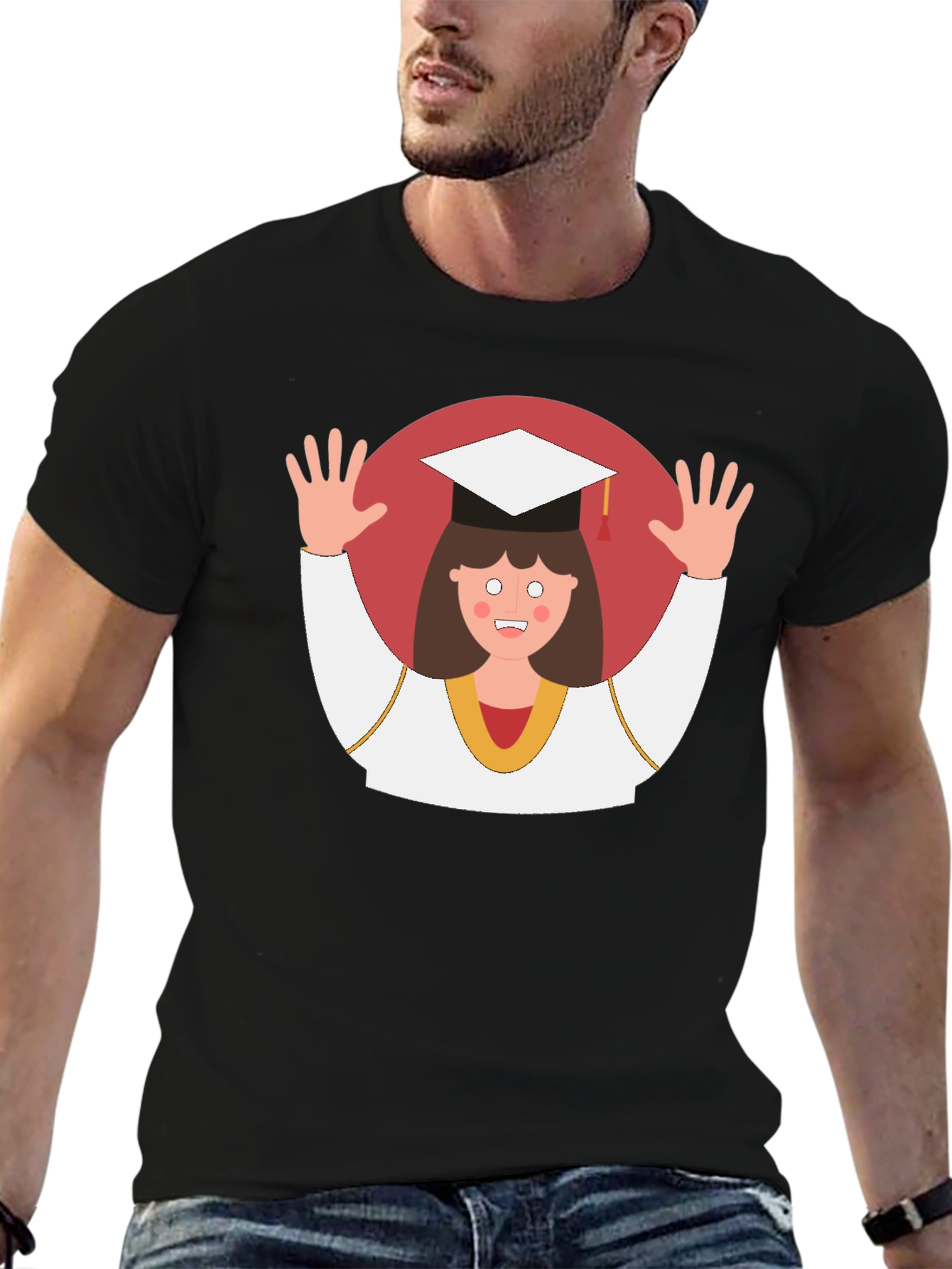 Graduation T-Shirt - Funny Cartoon Student