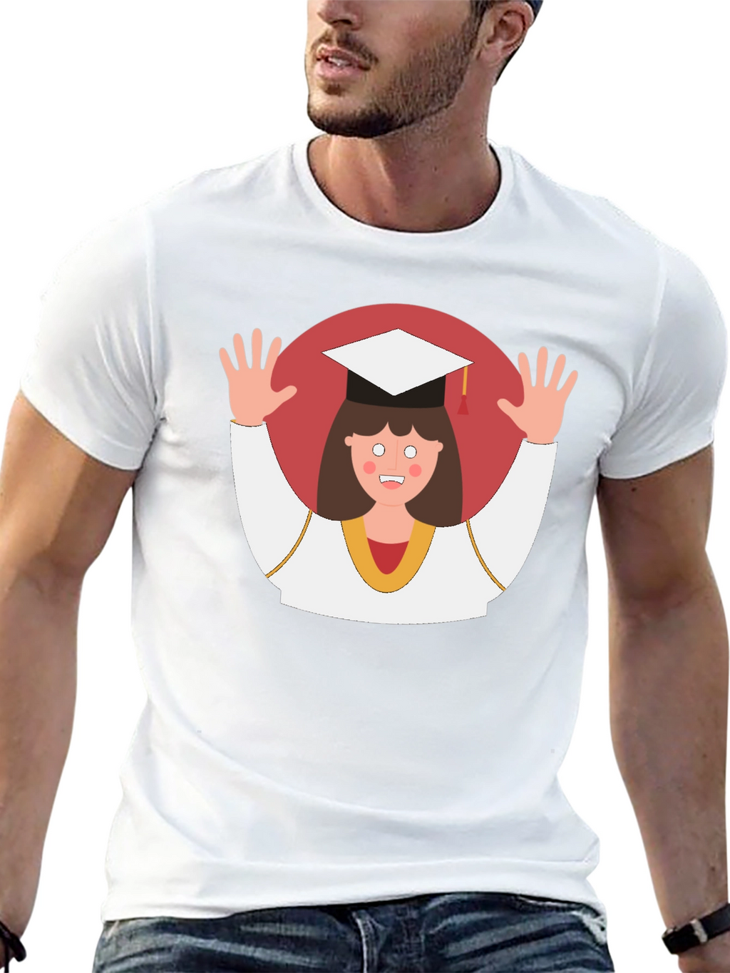Graduation T-Shirt - Funny Cartoon Student
