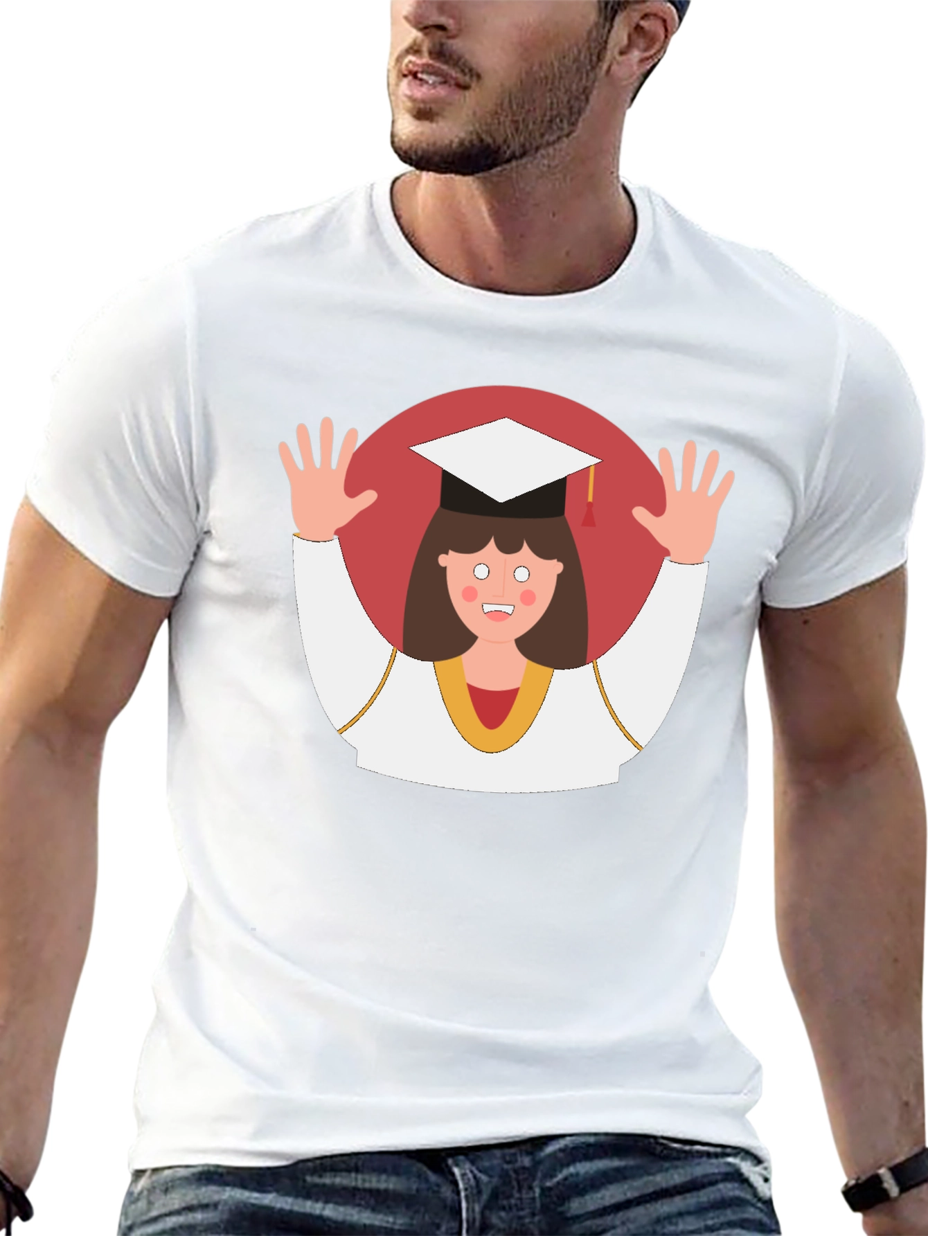Graduation T-Shirt - Funny Cartoon Student