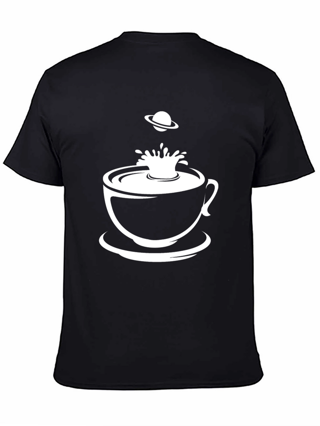 Cosmic Coffee Black T-Shirt