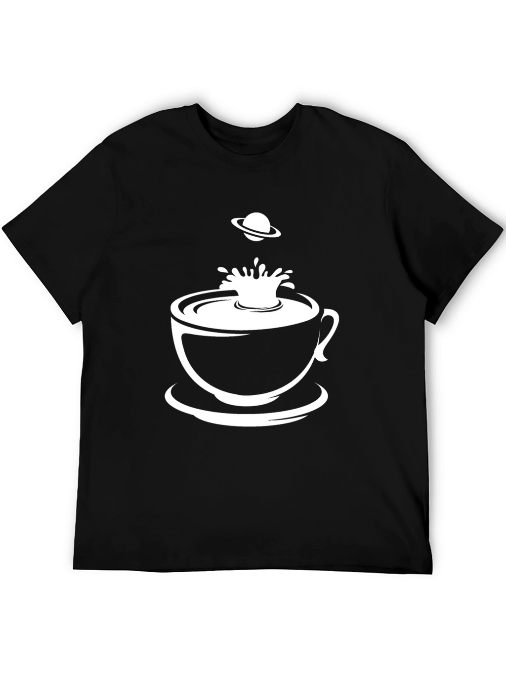Cosmic Coffee Black T-Shirt
