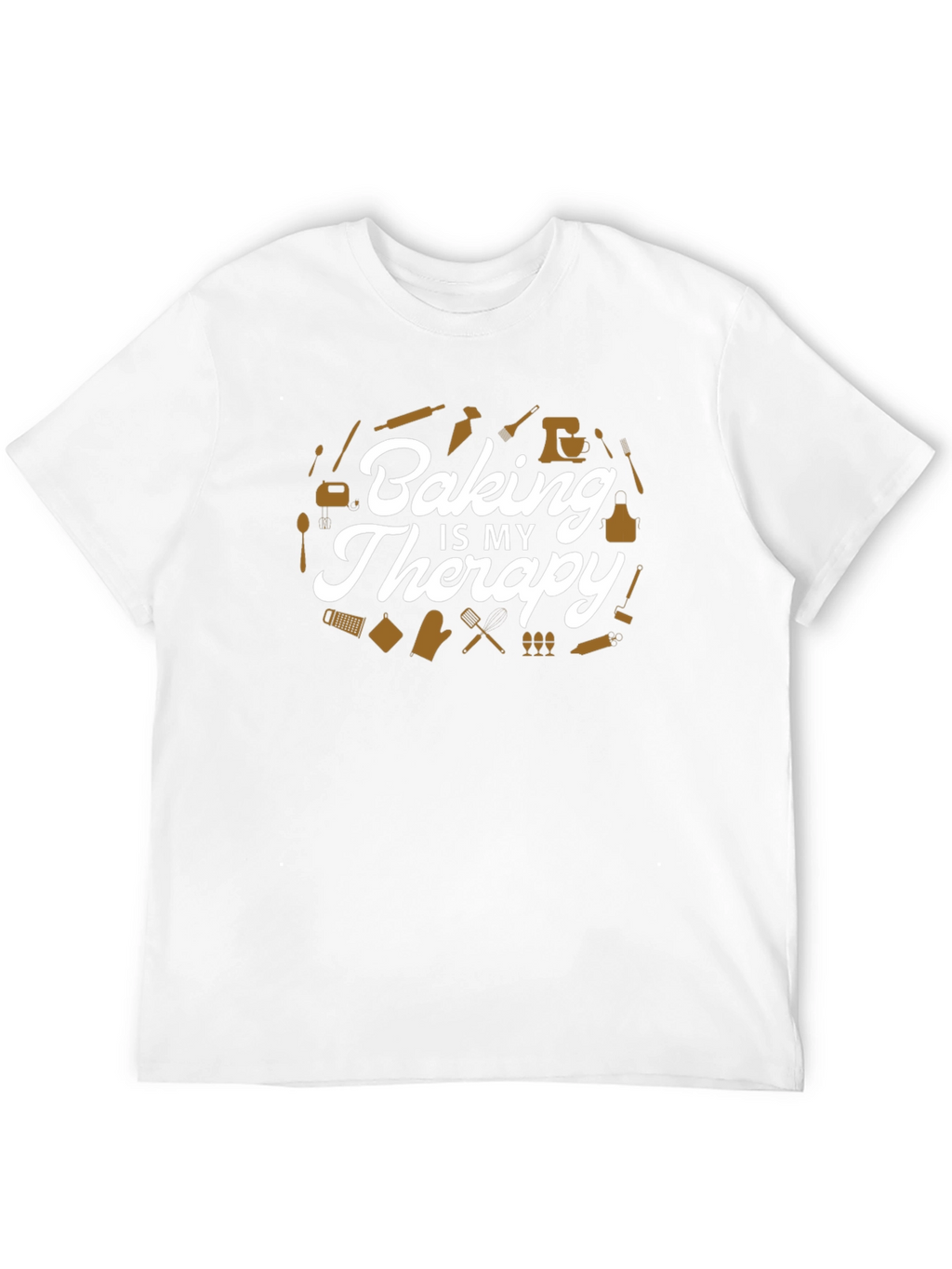 Baking Is My Therapy Graphic T-Shirt