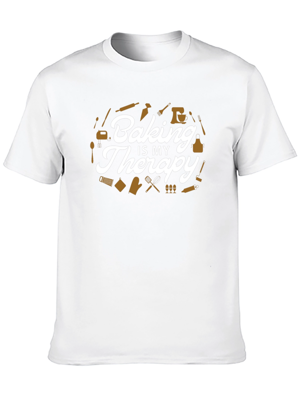 Baking Is My Therapy Graphic T-Shirt