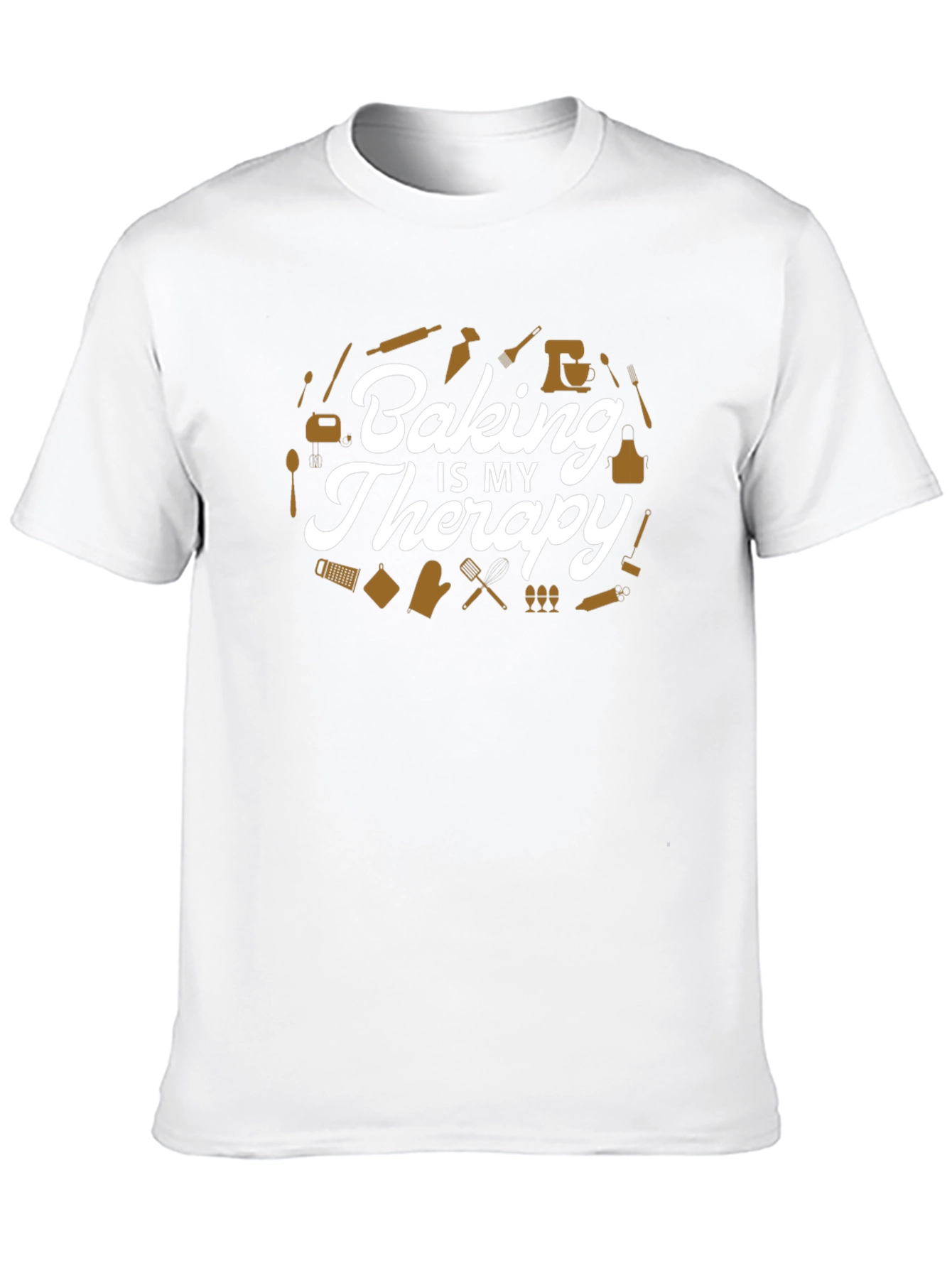 Baking Is My Therapy Graphic T-Shirt
