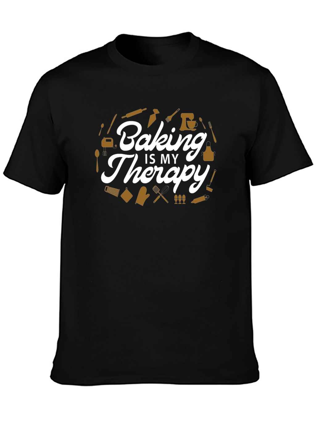 Baking Is My Therapy Graphic T-Shirt