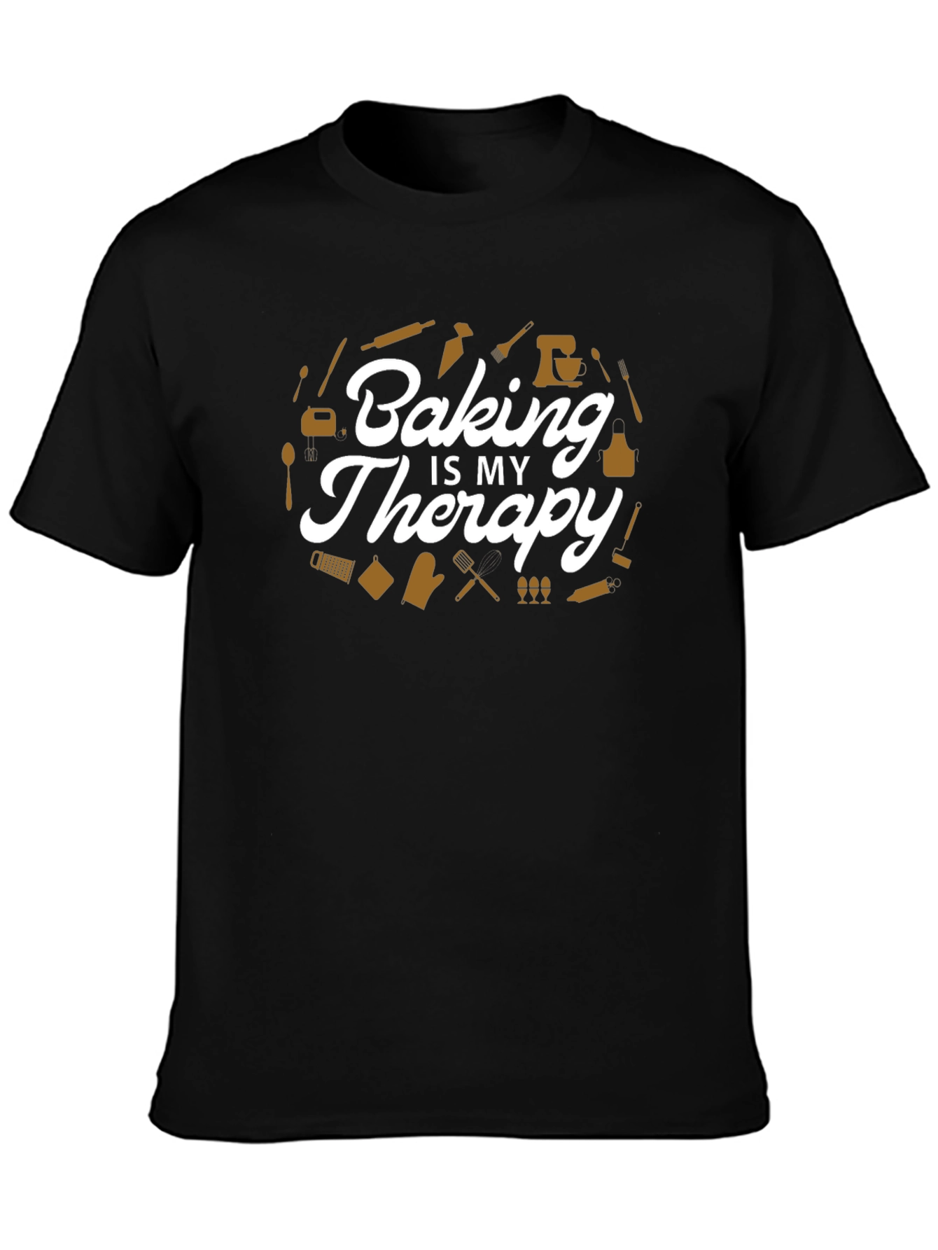 Baking Is My Therapy Graphic T-Shirt