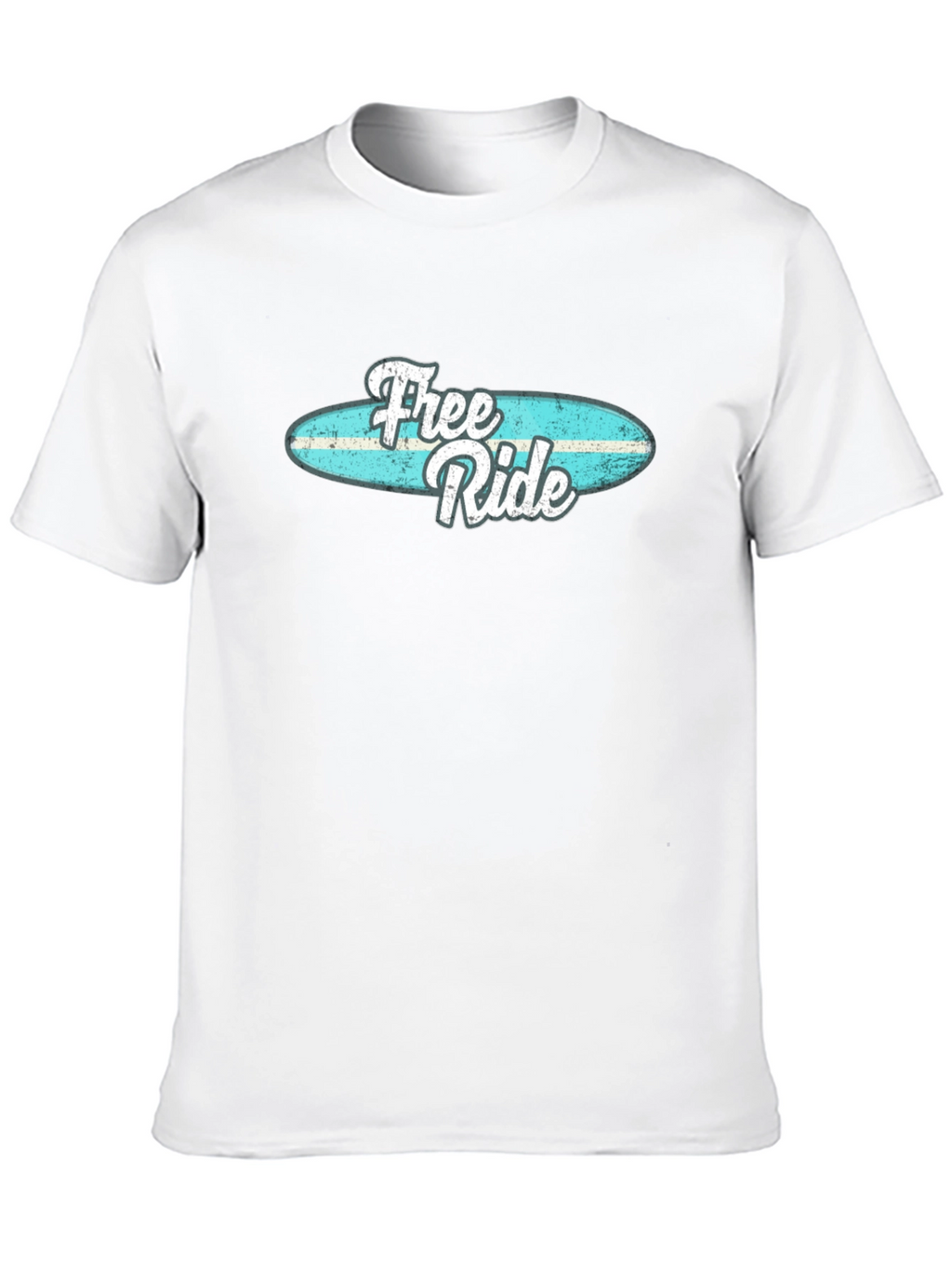 Free Ride Surfboard Graphic T-Shirt