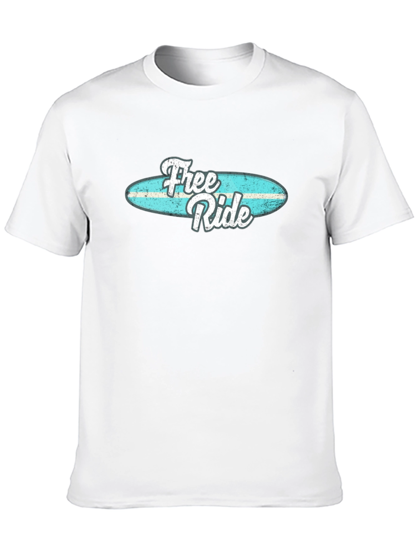 Free Ride Surfboard Graphic T-Shirt