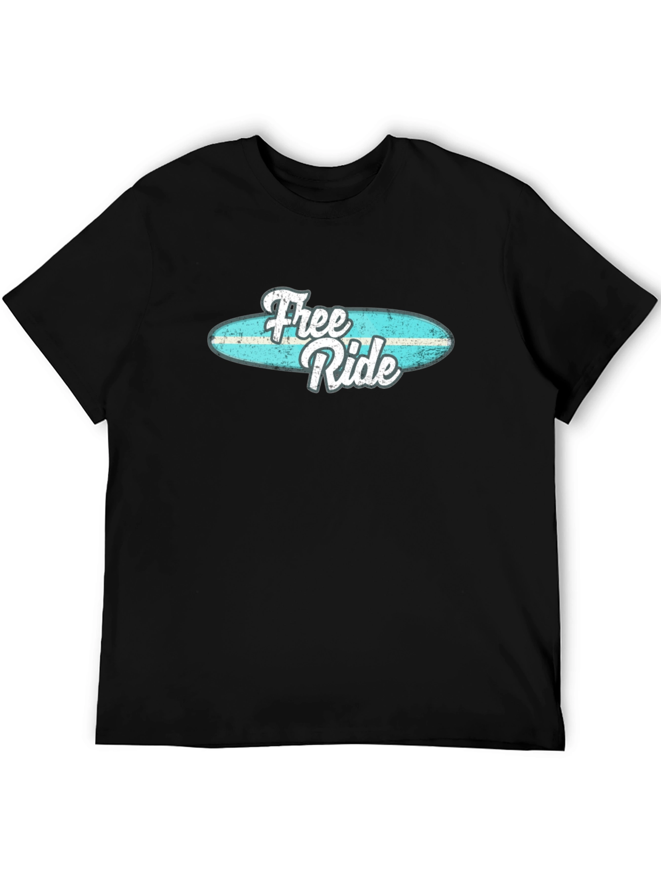 Free Ride Surfboard Graphic T-Shirt