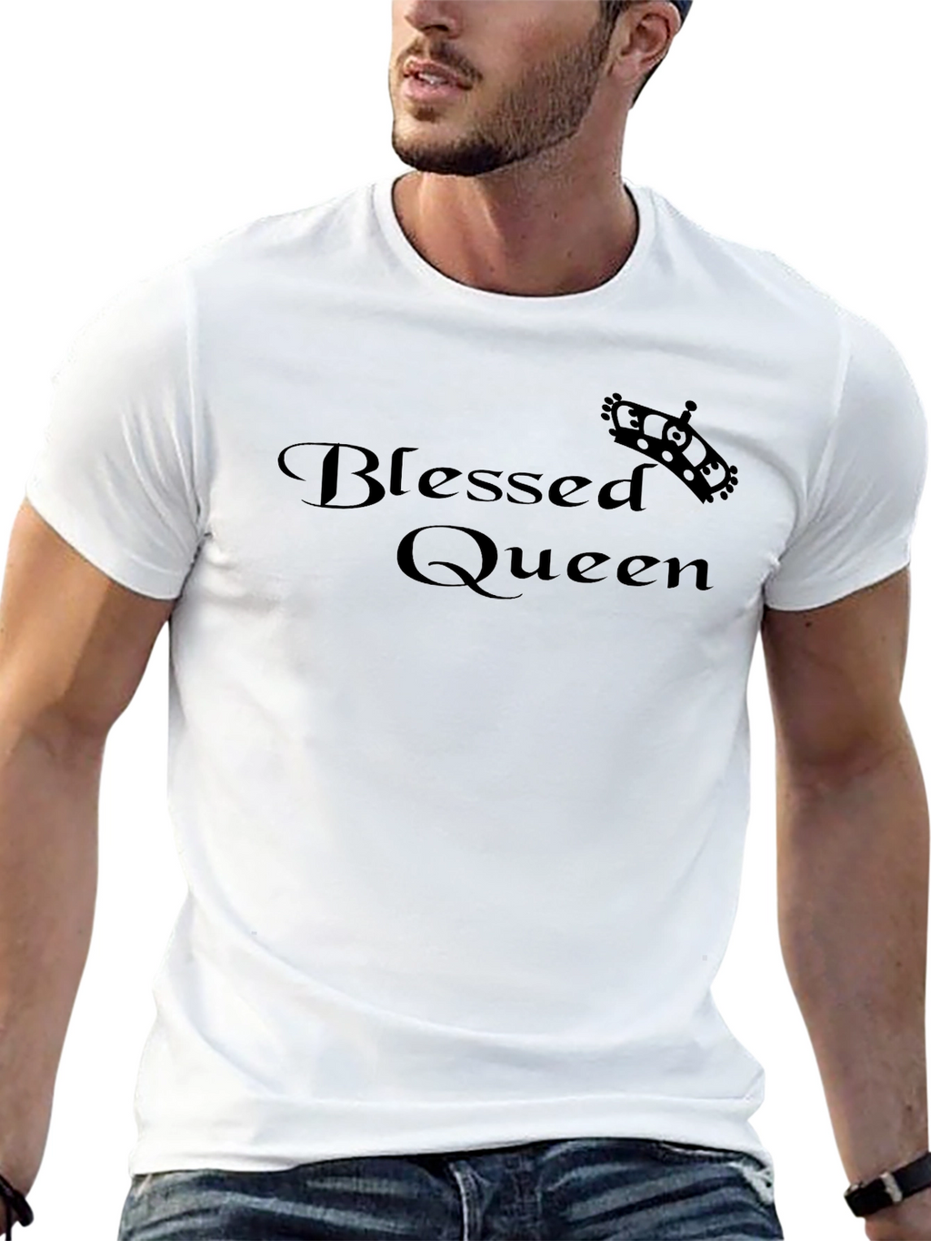 Blessed Queen T-Shirt - Stylish Graphic Tee