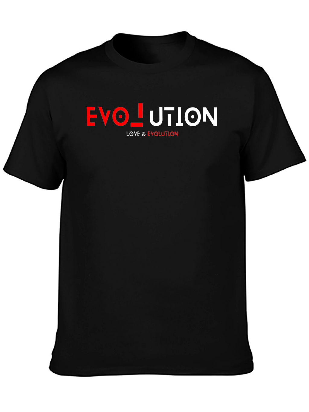 Evolution Graphic Print Mens Black T-Shirt