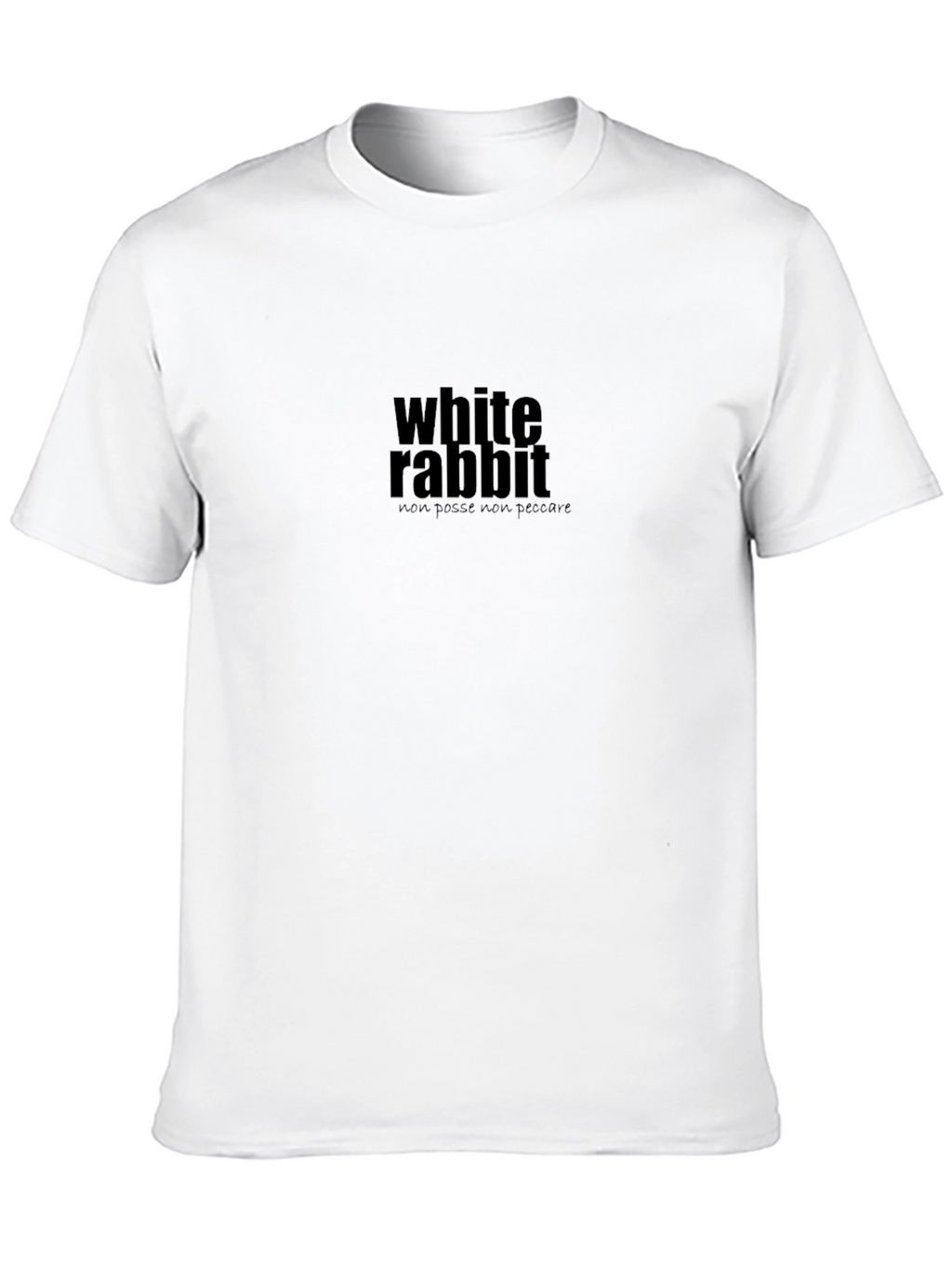 White Rabbit Graphic Tee - Stylish Comfort