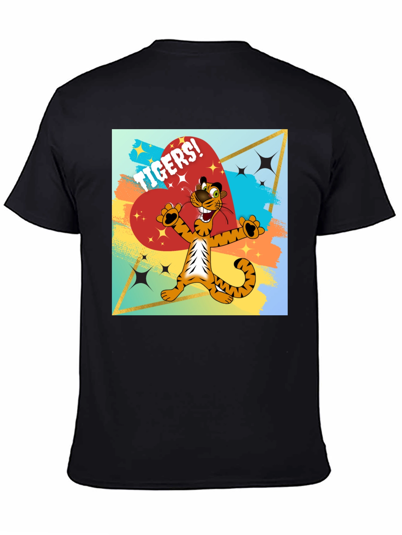 Fun Cartoon Tigers Graphic Tee