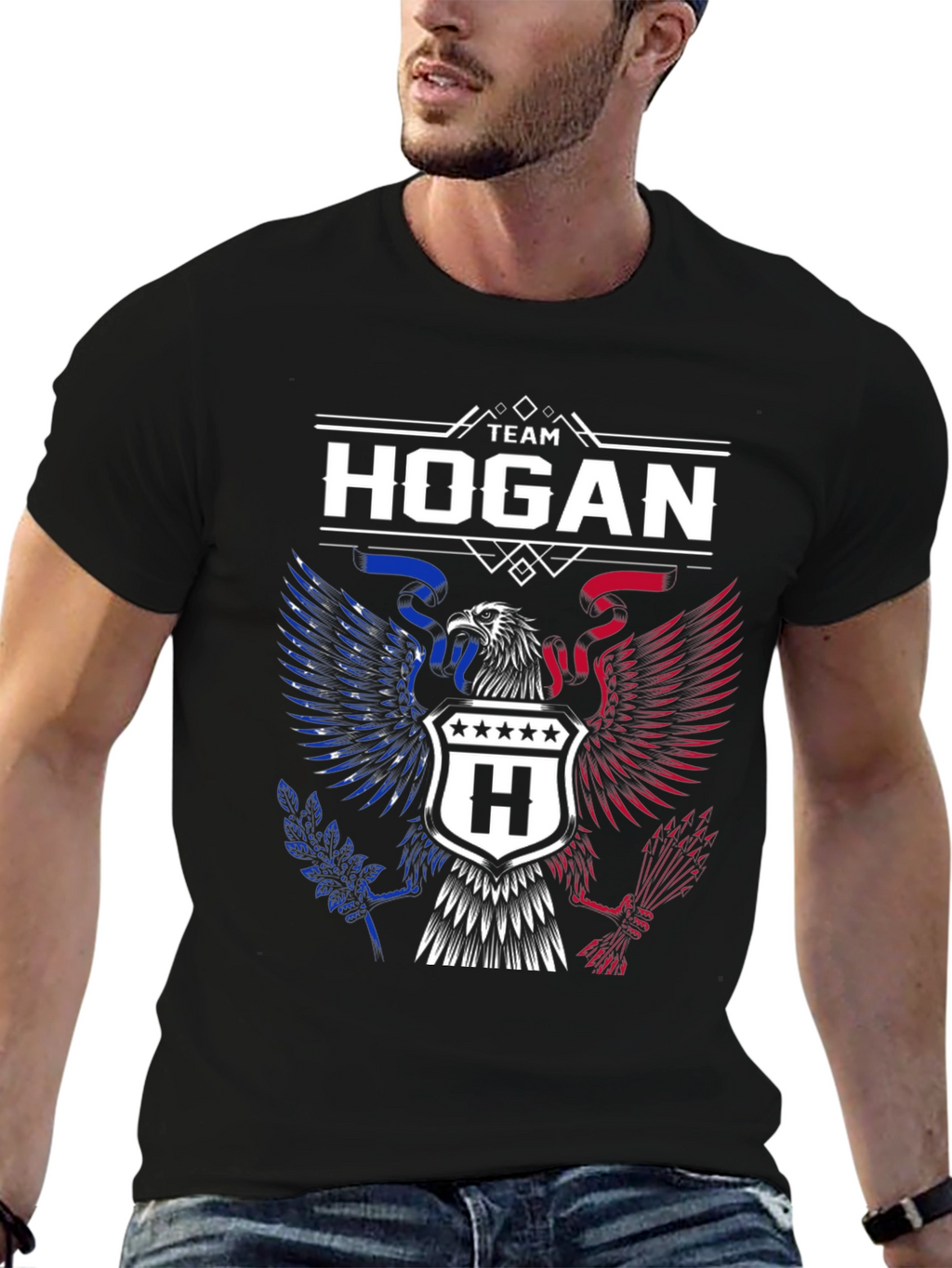 Team Hogan Patriotic Eagle T-Shirt