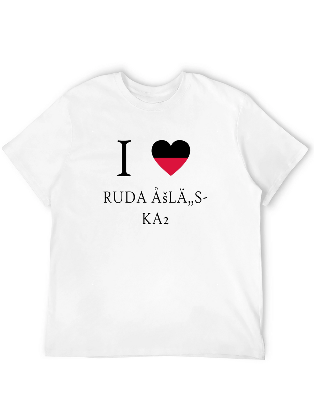 I Heart Ruda Asla Black T-Shirt