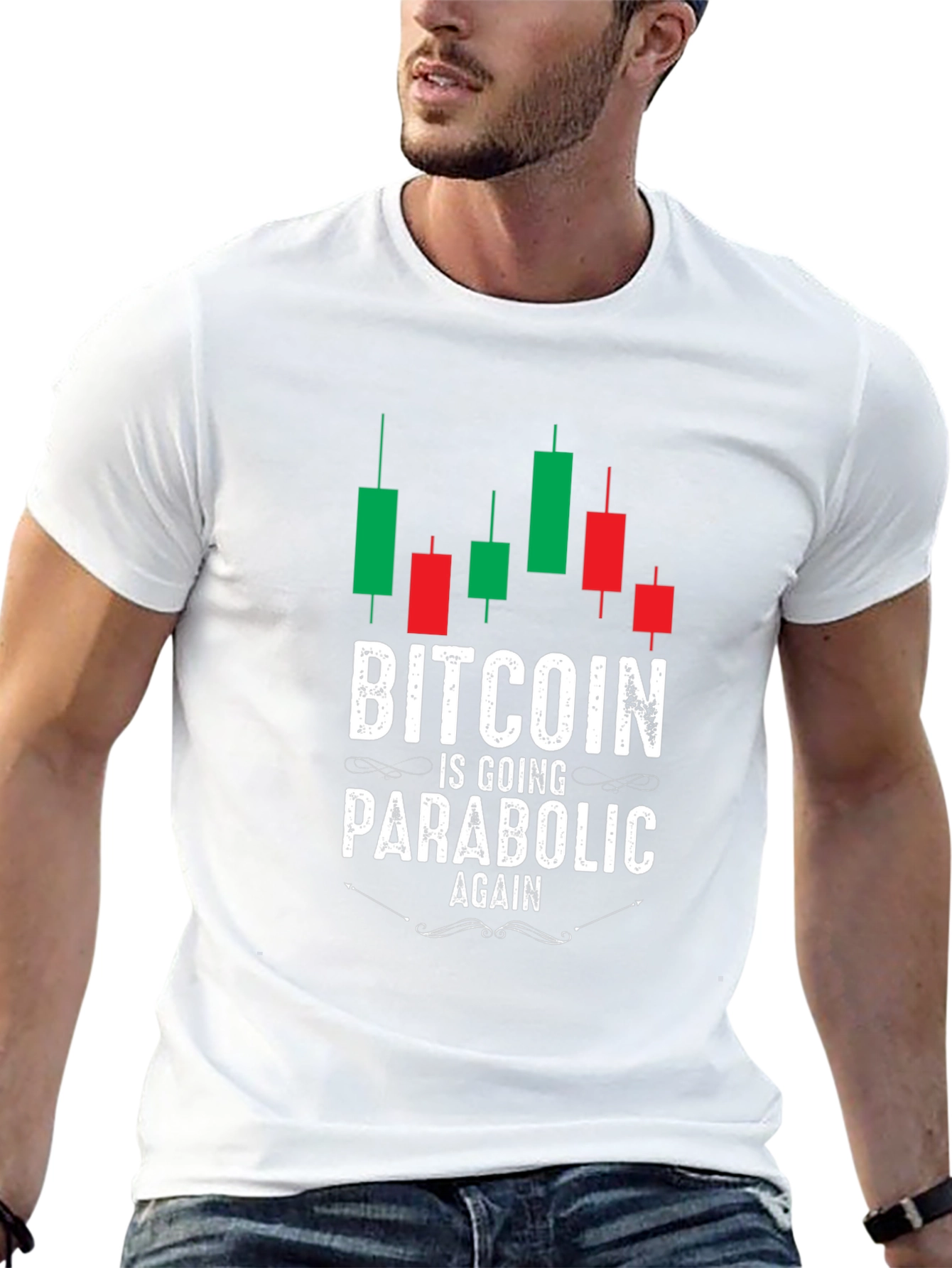 Bitcoin Parabolic Again Graphic T-Shirt