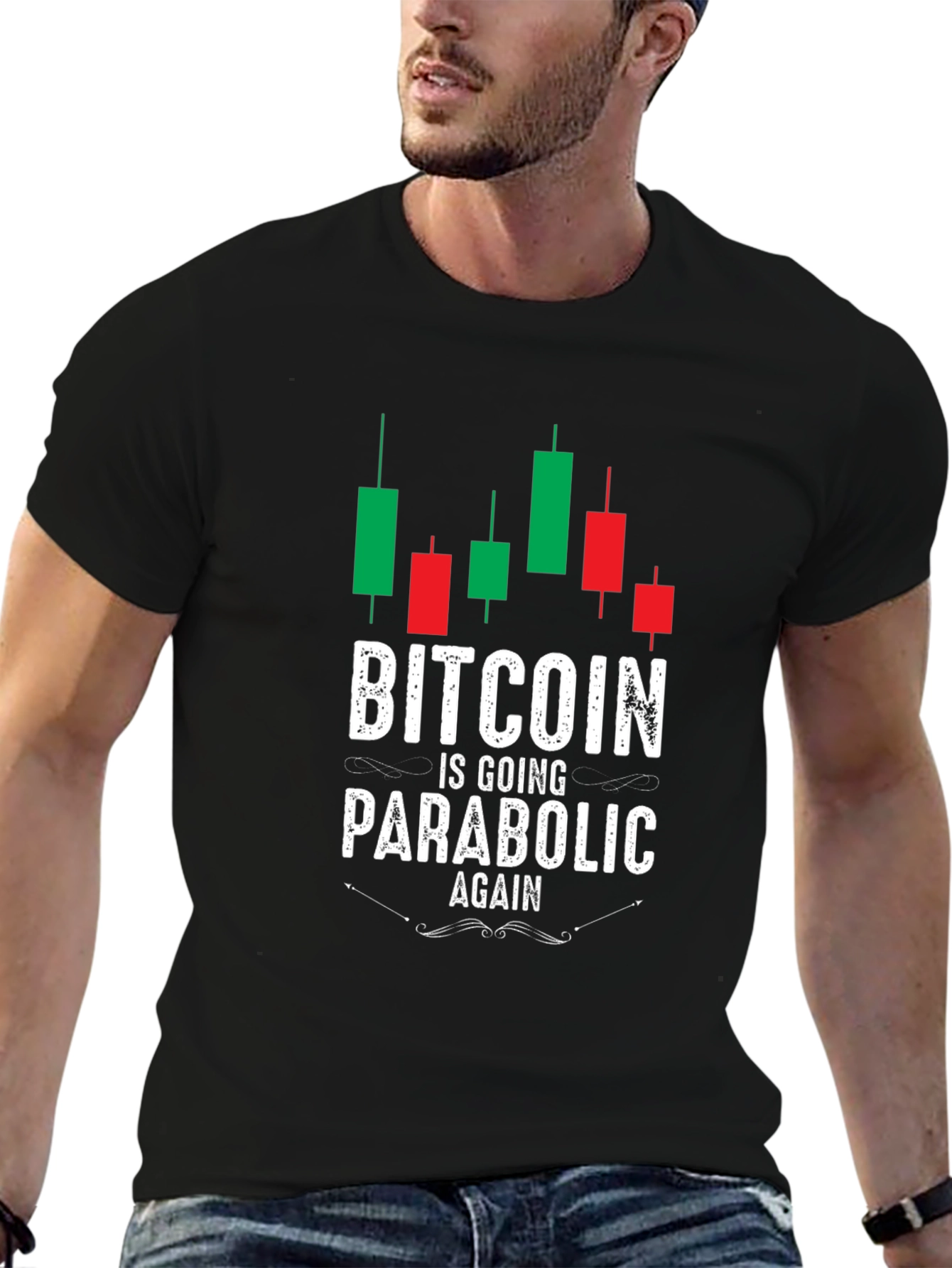 Bitcoin Parabolic Again Graphic T-Shirt