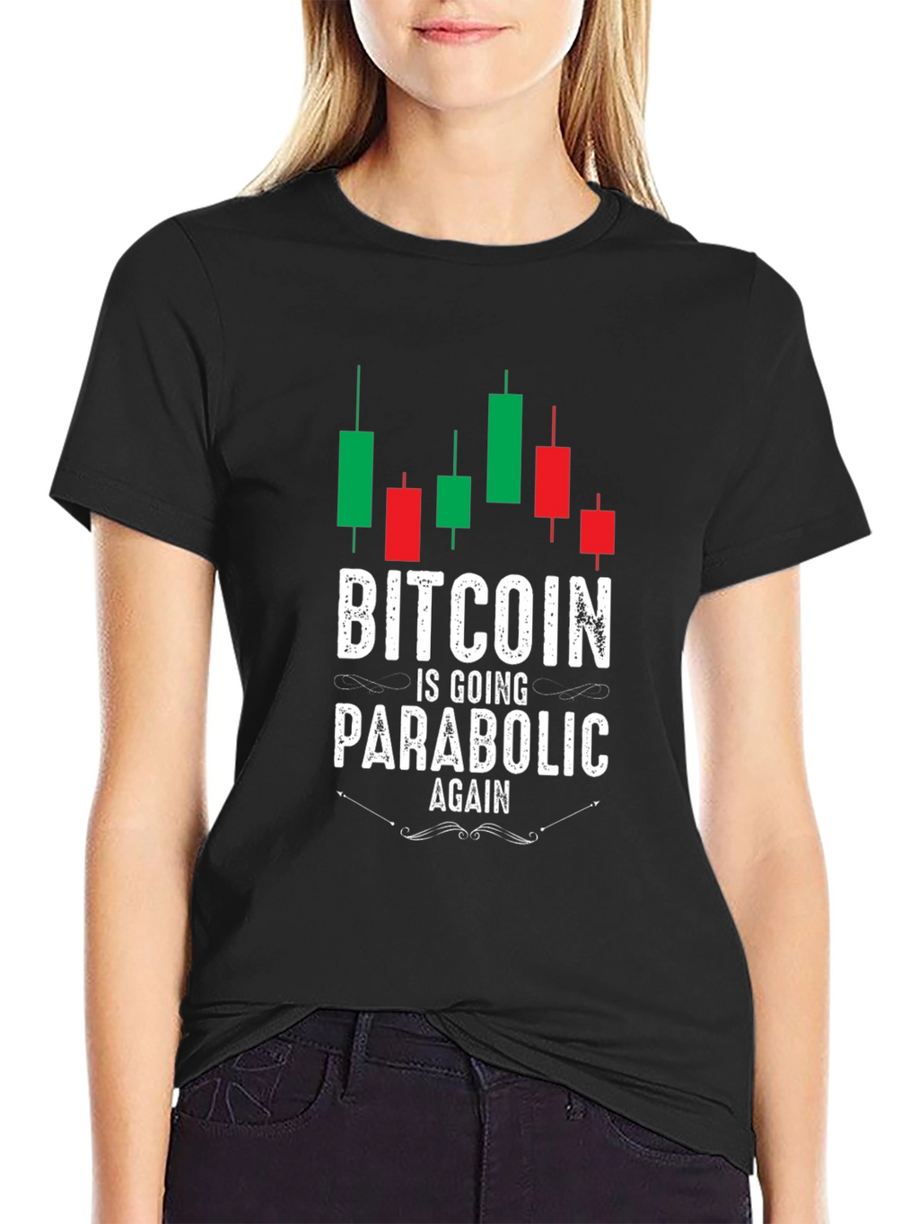 Bitcoin Parabolic Again Graphic T-Shirt