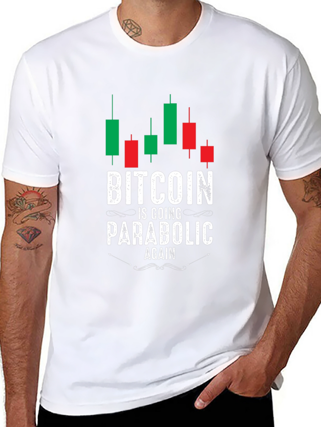 Bitcoin Parabolic Again Graphic T-Shirt