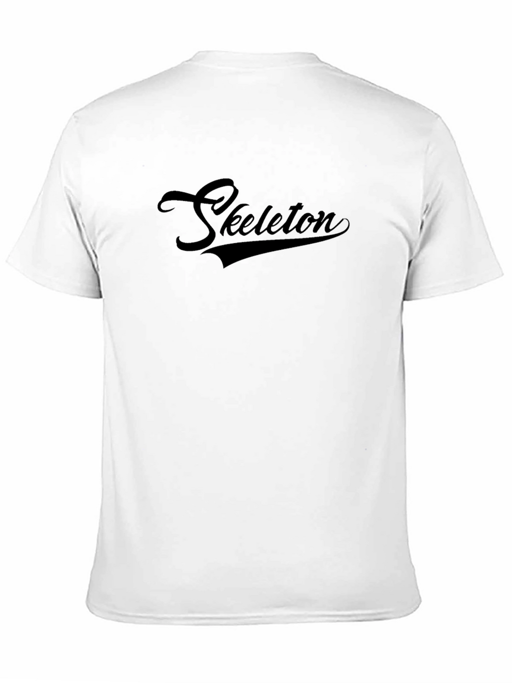 Mens Black Skeleton Graphic Tee