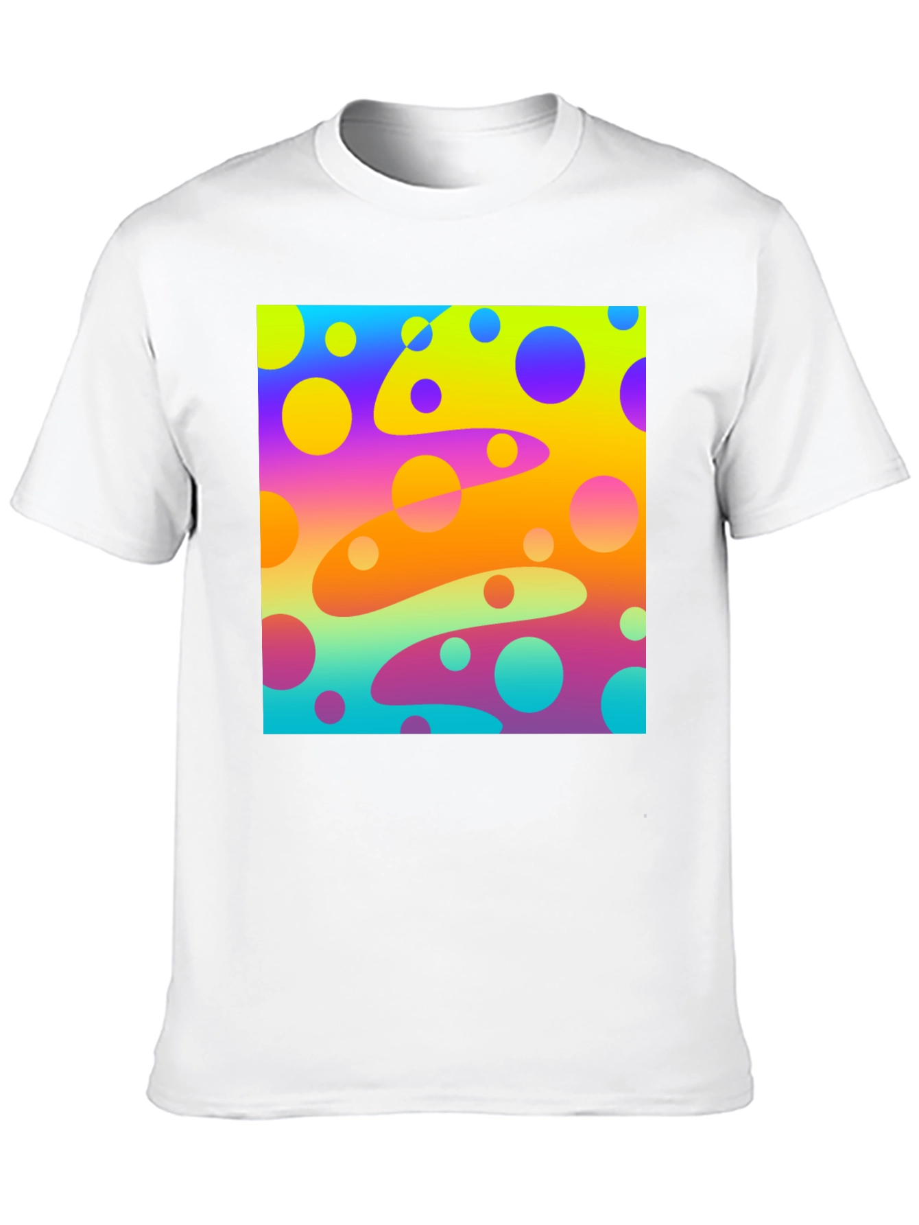 Retro Swirl Tee - Vivid Circle Print