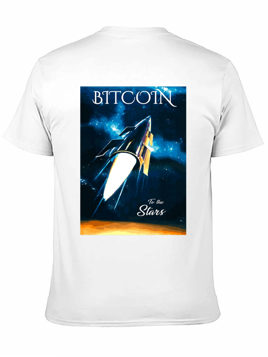 Bitcoin to the Stars Graphic Tee