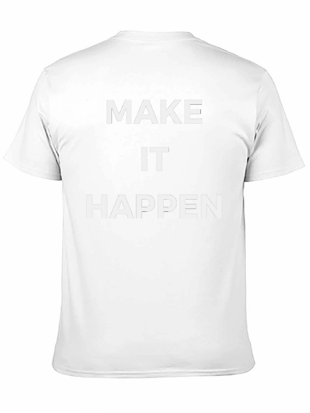 Make It Happen Graphic Tee - Black Cotton T-Shirt