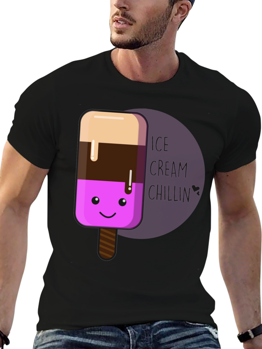 Ice Cream Chillin Graphic Tee - Stylish & Fun!
