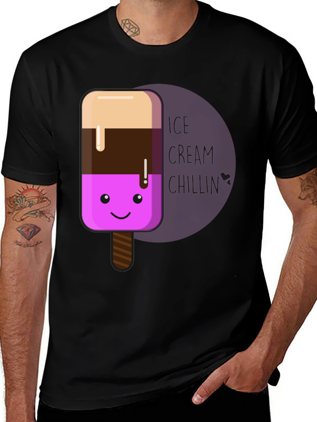 Ice Cream Chillin Graphic Tee - Stylish & Fun!
