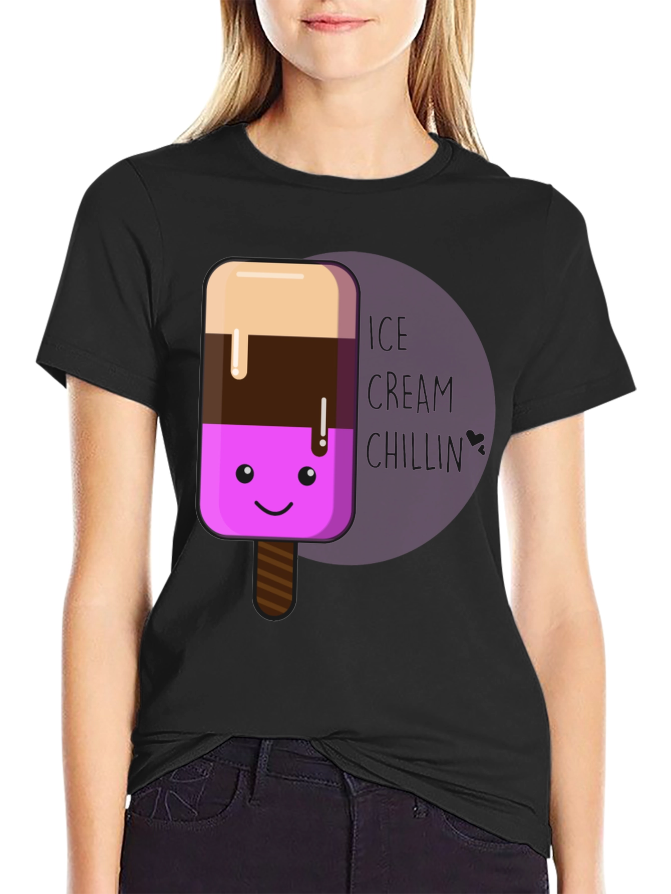 Ice Cream Chillin Graphic Tee - Stylish & Fun!