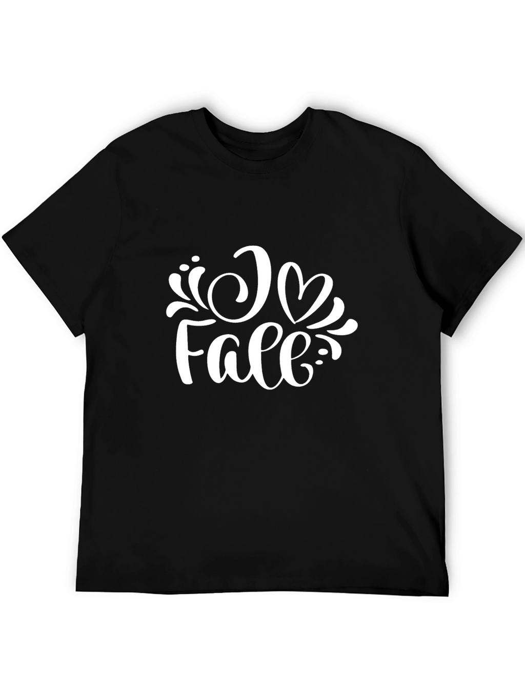 I Love Fall T-Shirt - Black - Graphic Tee