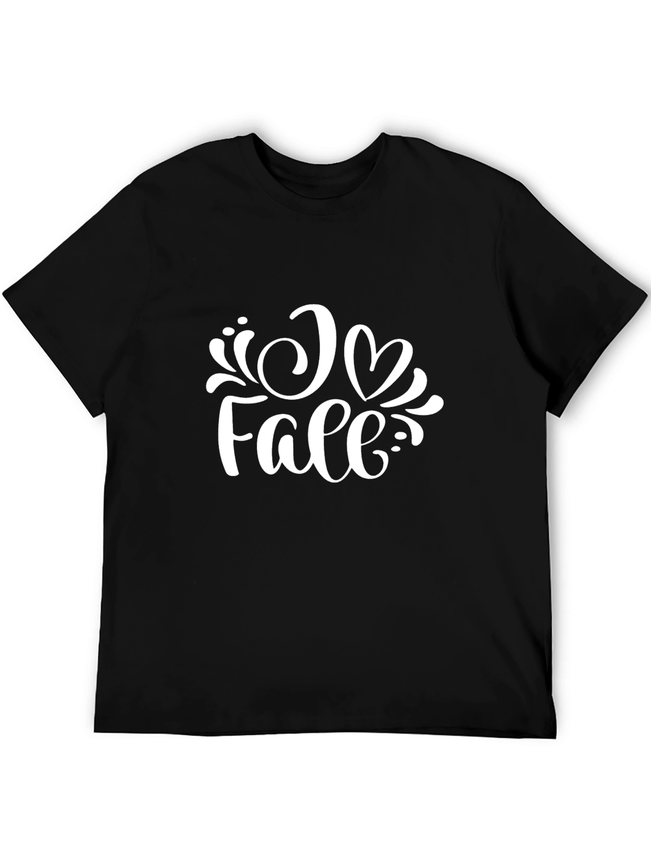 I Love Fall T-Shirt - Black - Graphic Tee