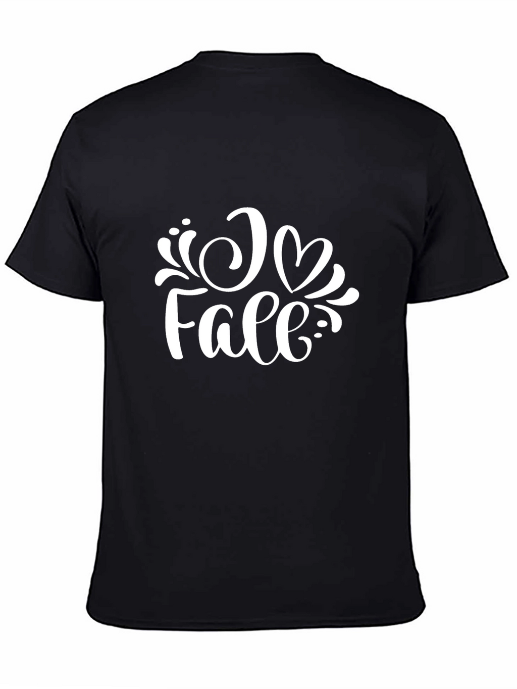 I Love Fall T-Shirt - Black - Graphic Tee