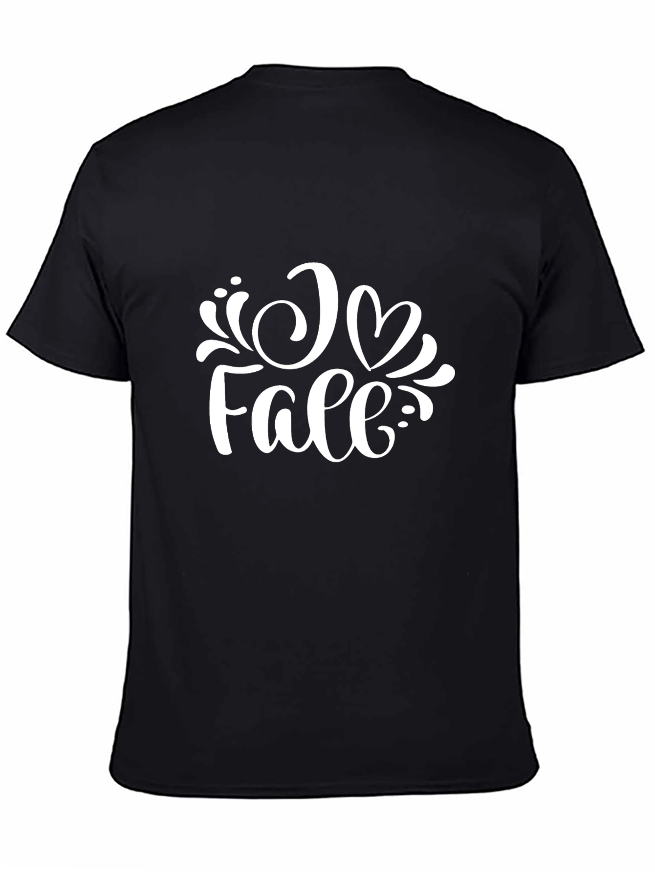 I Love Fall T-Shirt - Black - Graphic Tee