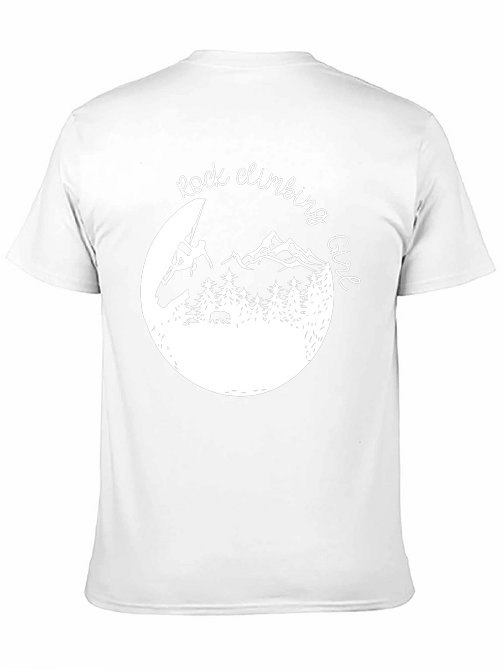Rock Climbing Girl Graphic T-Shirt