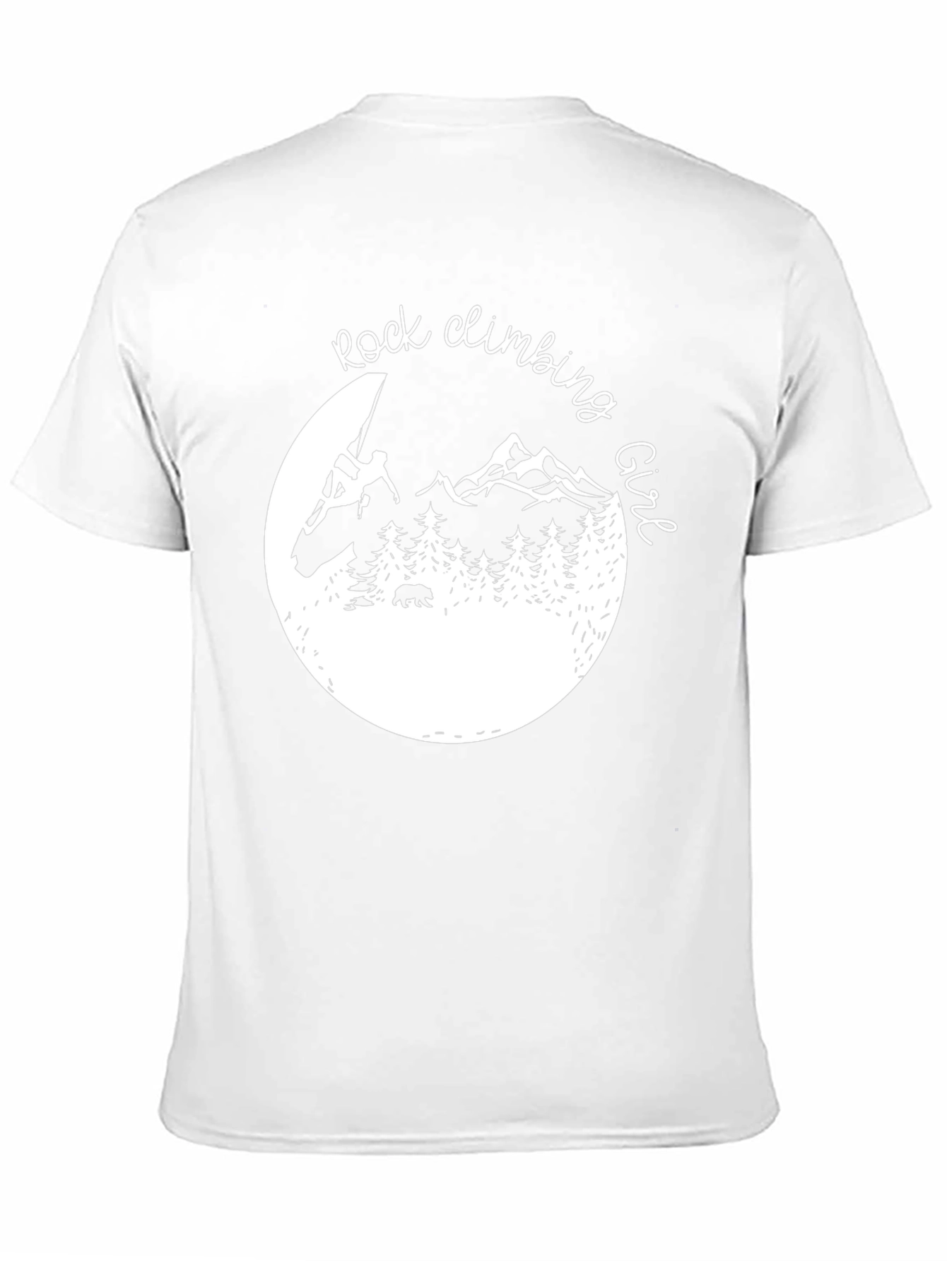 Rock Climbing Girl Graphic T-Shirt