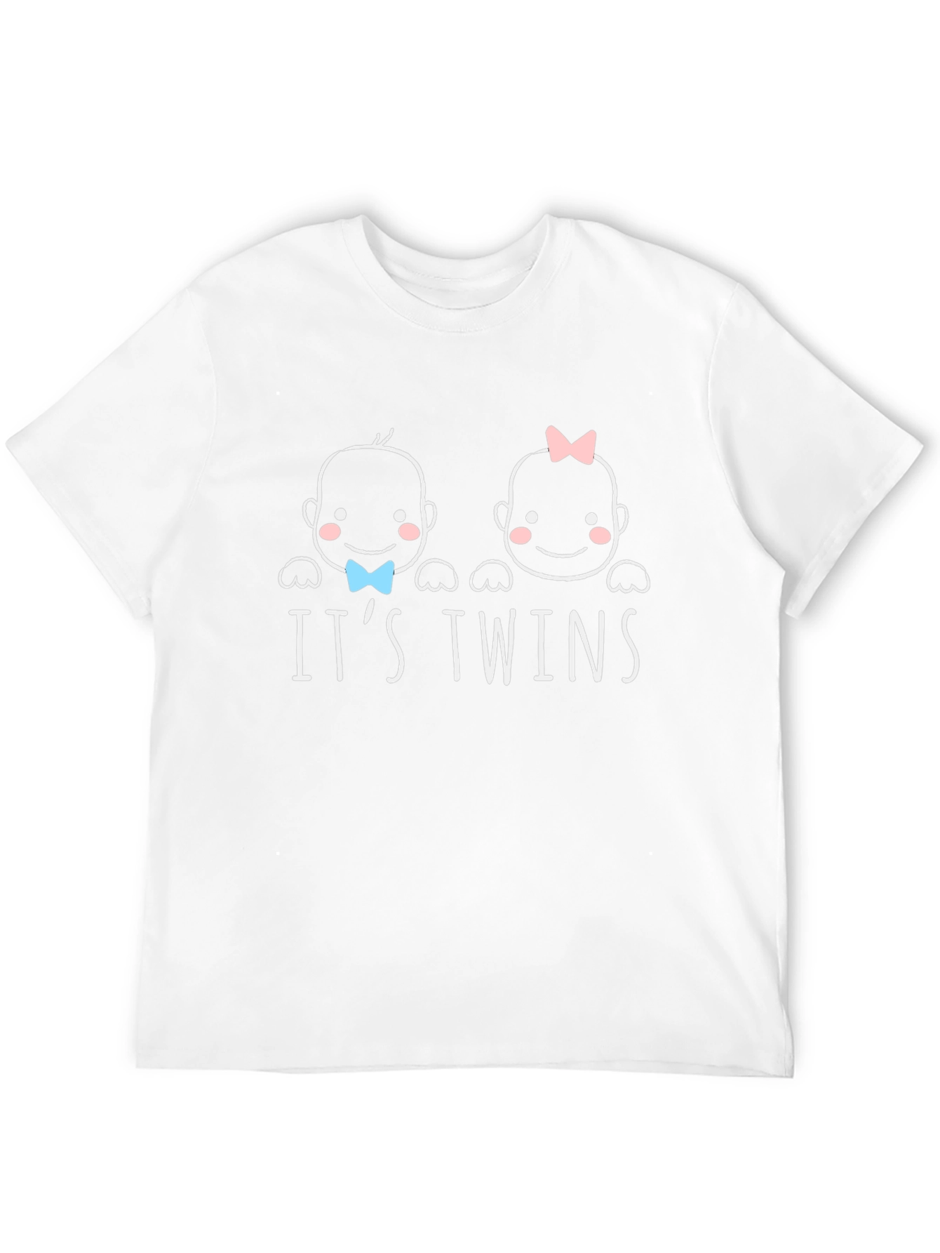 Its Twins T-Shirt - Boy and Girl Reveal Tee