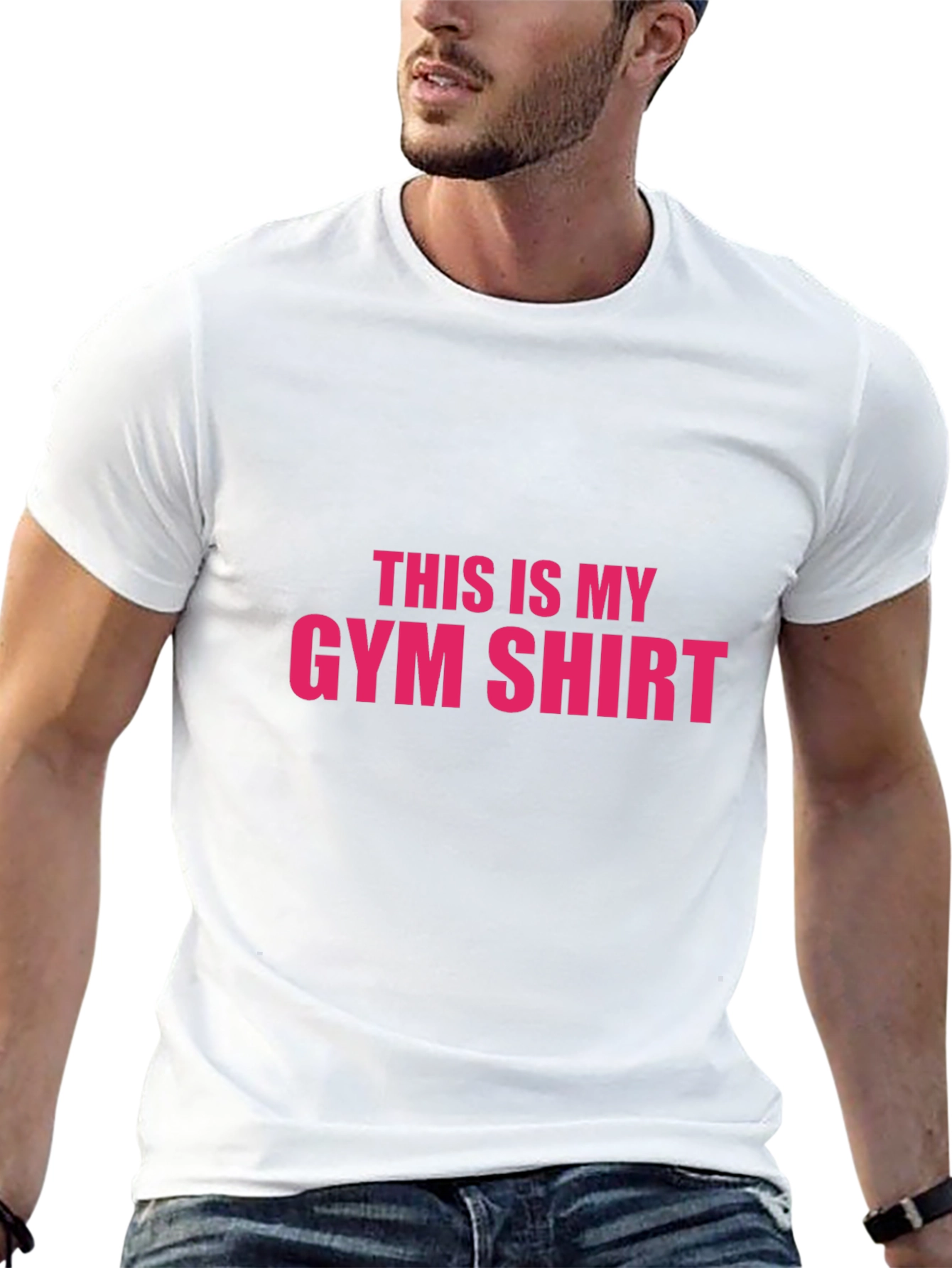This is My Gym Shirt - Mens Black Graphic Tee