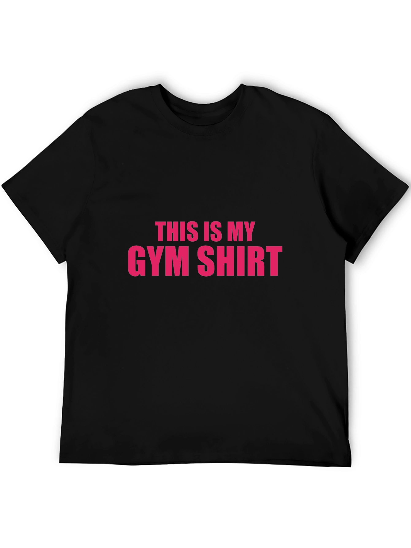 This is My Gym Shirt - Mens Black Graphic Tee