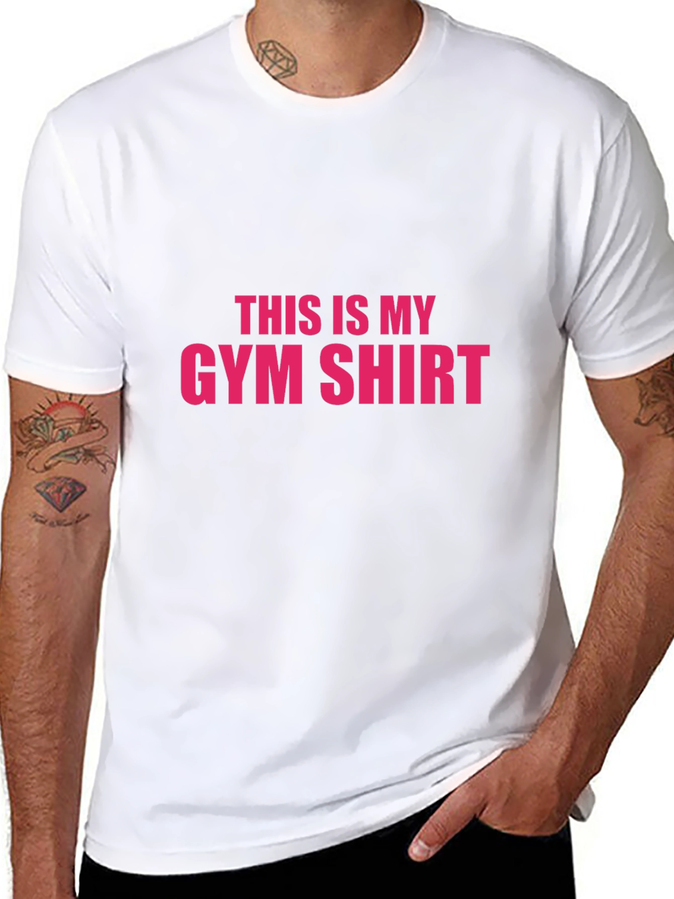This is My Gym Shirt - Mens Black Graphic Tee