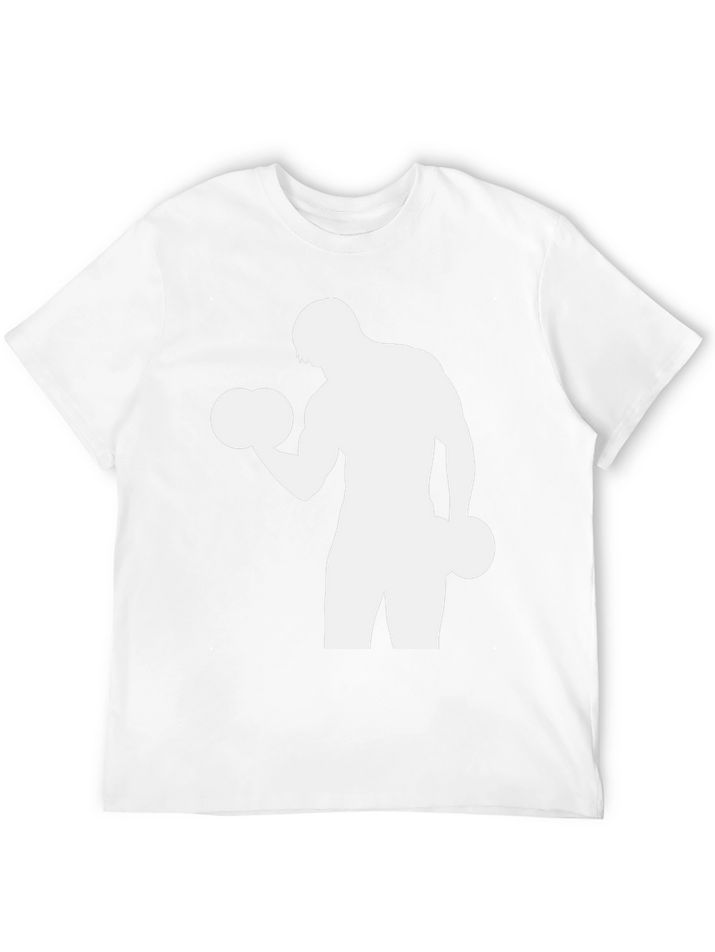 Gym T-Shirt: Fitness Workout Silhouette