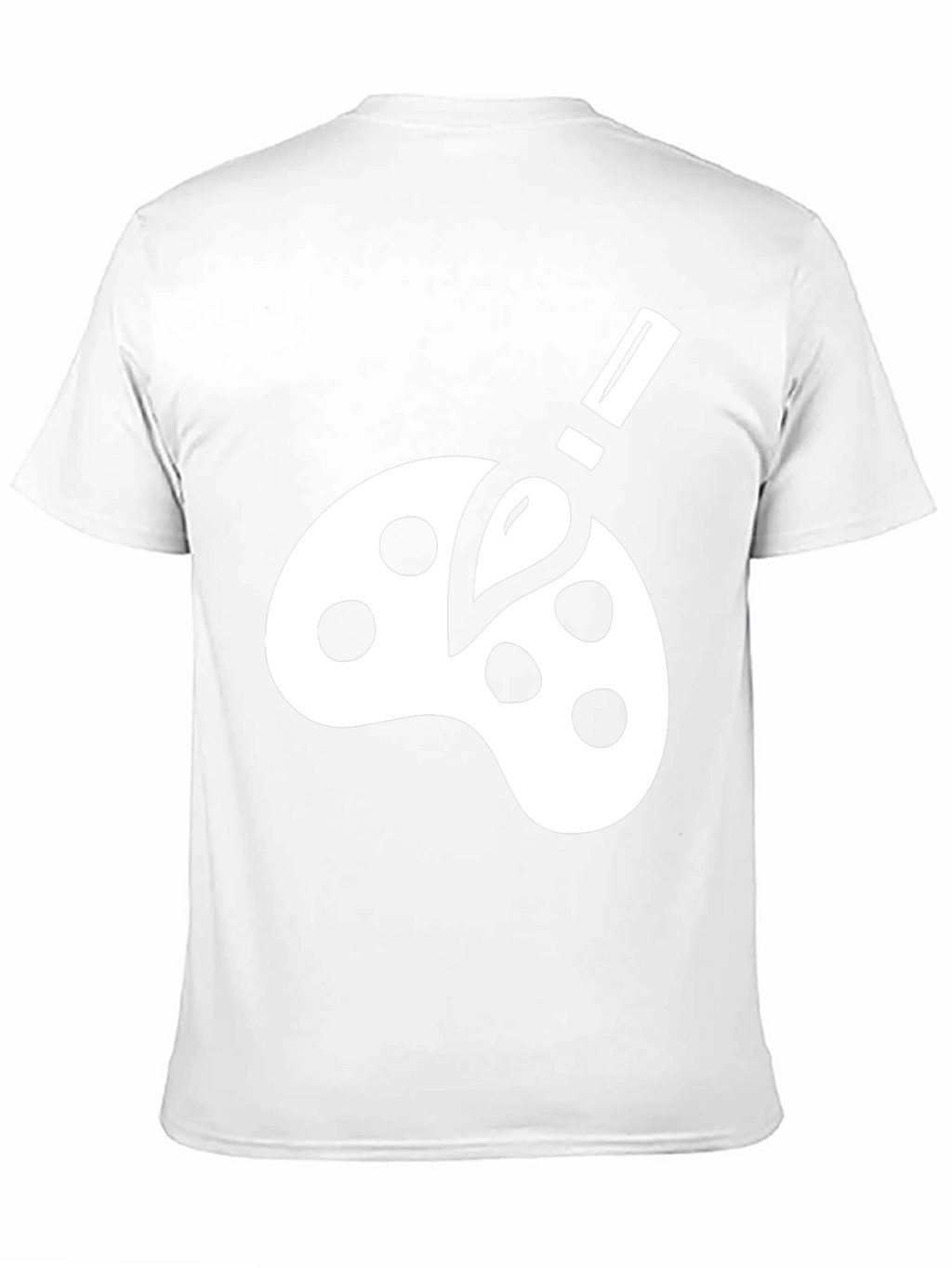 Artist Palette Graphic Tee - Black Cotton Comfort