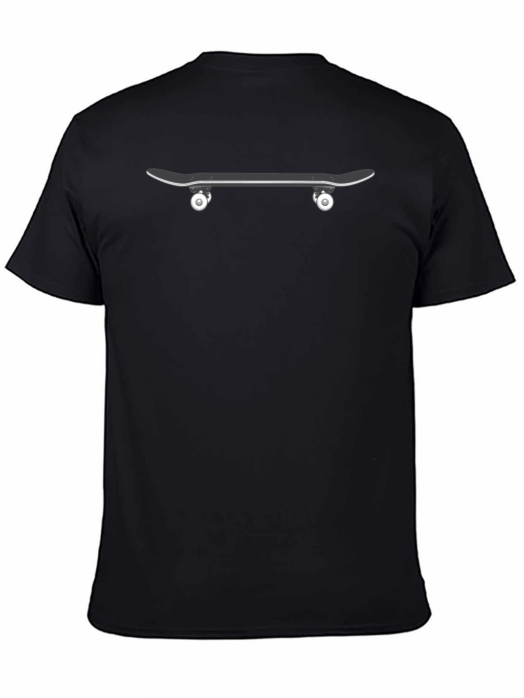 Skateboard Graphic Black T-Shirt