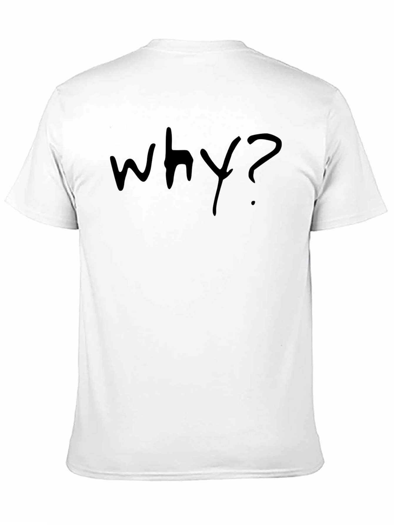Why? Graphic T-Shirt - Casual Cotton Tee