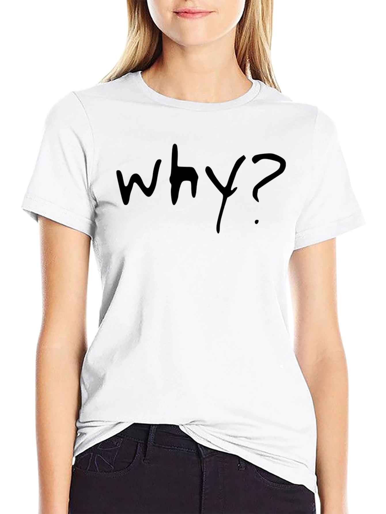 Why? Graphic T-Shirt - Casual Cotton Tee