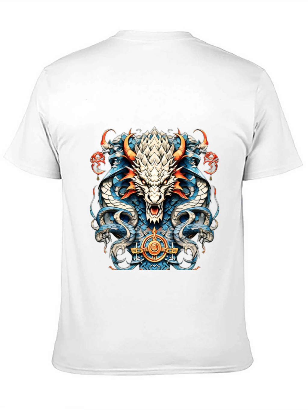 Dragon Graphic T-Shirt - Mens Black Tee