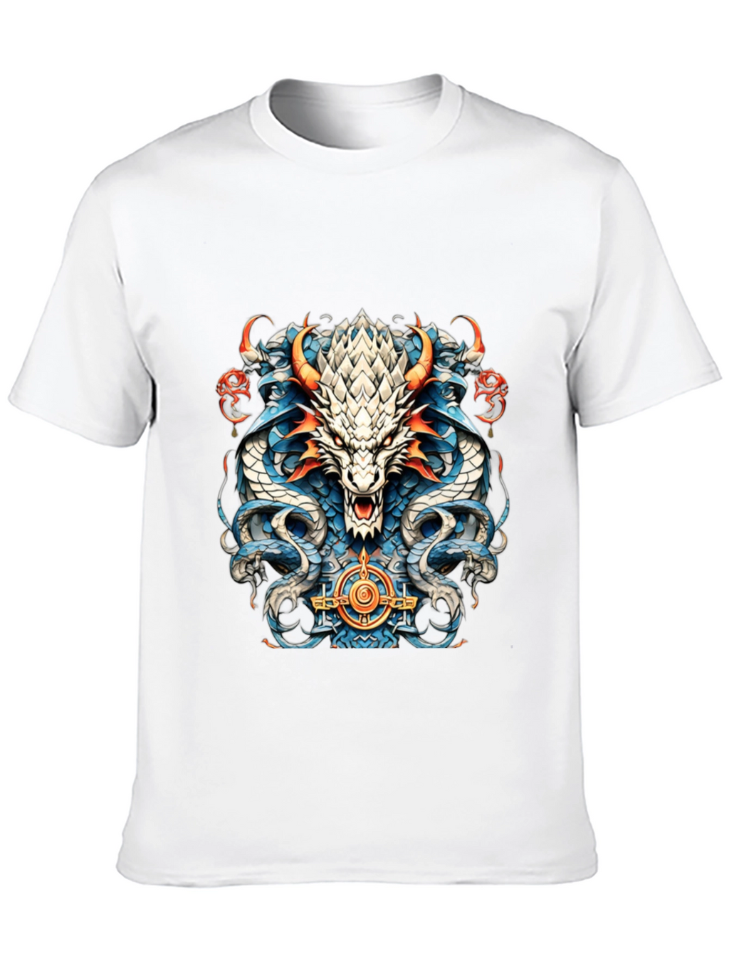 Dragon Graphic T-Shirt - Mens Black Tee