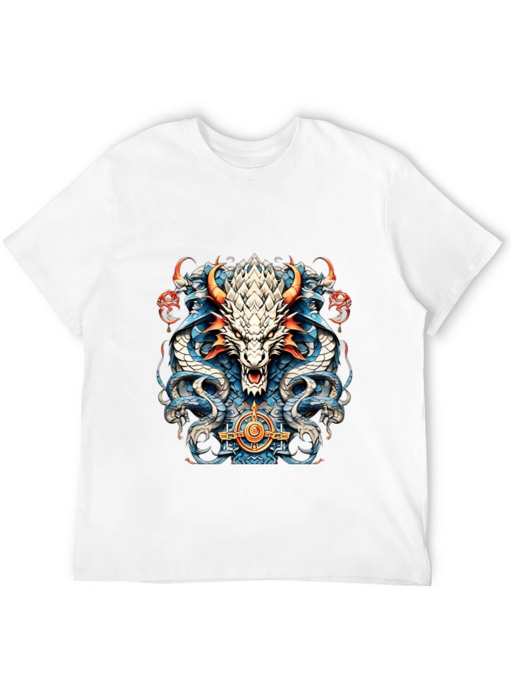 Dragon Graphic T-Shirt - Mens Black Tee