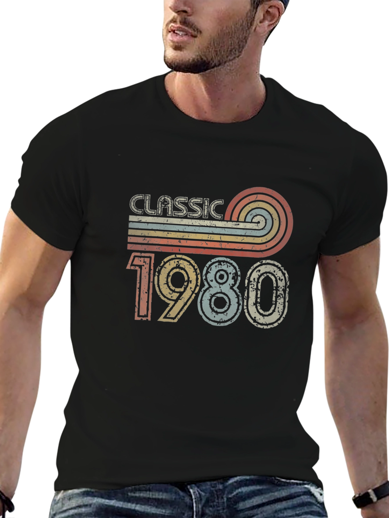 Classic 1980 Retro T-Shirt - Vintage Style