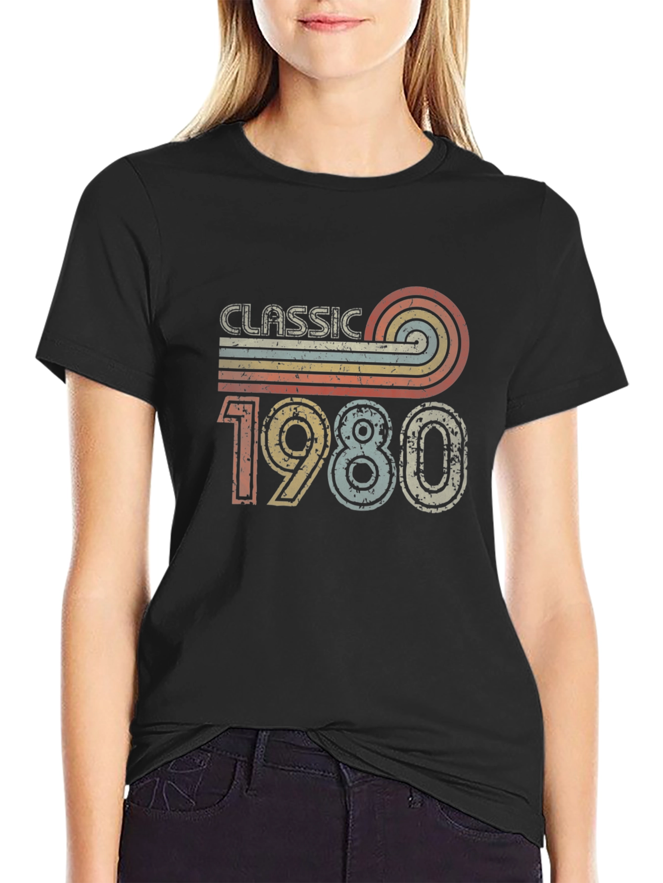 Classic 1980 Retro T-Shirt - Vintage Style